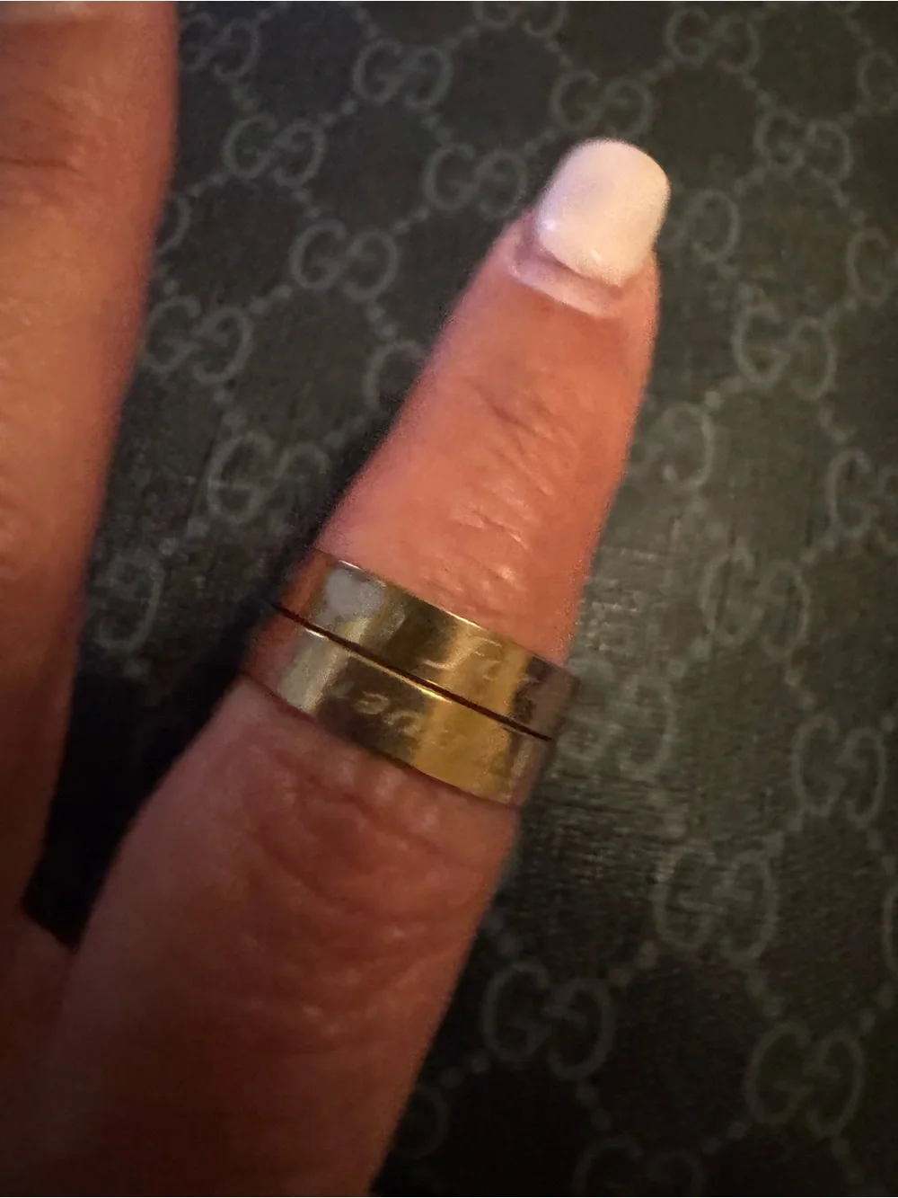 Gold-Tone Stacked Band Ring - Women's Fashion Jewelry